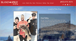 Desktop Screenshot of islandspiritsportfishing.com
