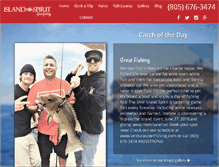 Tablet Screenshot of islandspiritsportfishing.com